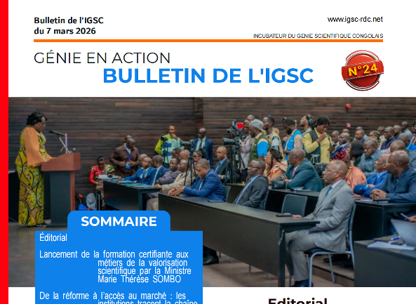 Bulletin de l’IGSC N°24 du 07 mars 2026