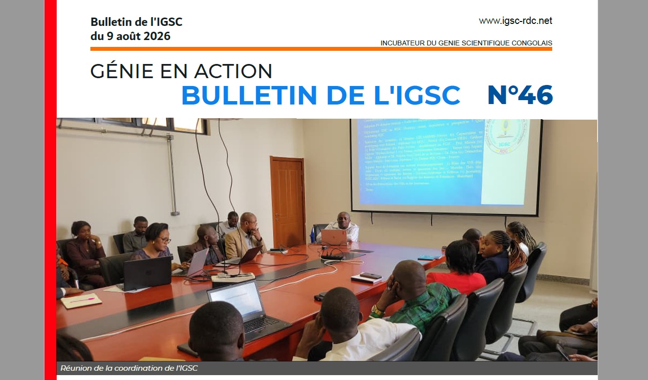 Le Bulletin hebdomadaire de l'IGSC n°46